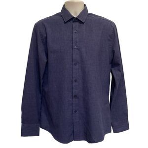 Vince Camuto Men’s Dress Shirt Blue Sz M
